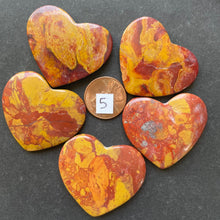 Load image into Gallery viewer, Family of 5 Red and Yellow Ocean Jasper
