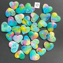 Load image into Gallery viewer, 30 Tie-Dye Hearts

