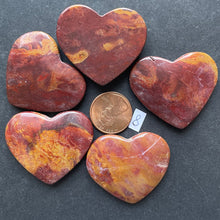 Load image into Gallery viewer, Family of 5 Red and Yellow Ocean Jasper
