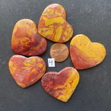 Load image into Gallery viewer, Family of 5 Red and Yellow Ocean Jasper
