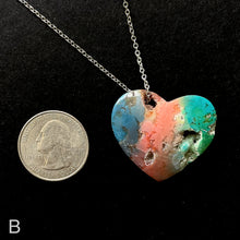 Load image into Gallery viewer, Rainbow Geode Pocket Necklaces
