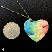 Load image into Gallery viewer, Rainbow Geode Pocket Necklaces
