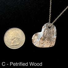 Load image into Gallery viewer, Assorted Heart Rock Necklaces
