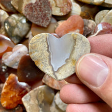 Load image into Gallery viewer, Mixed Fancy Heart Rocks
